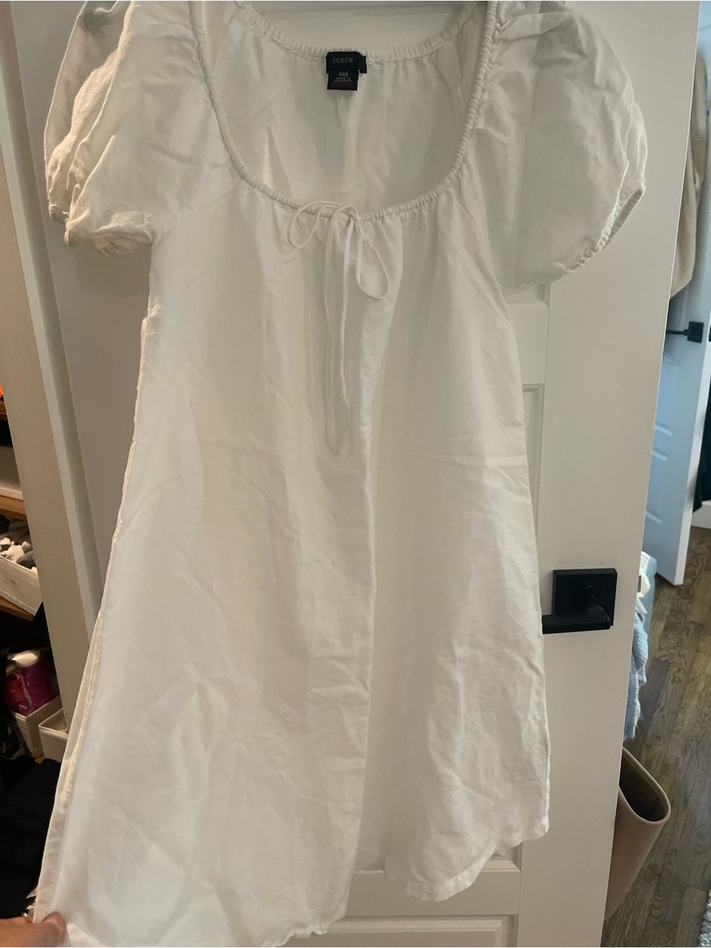 Women’s Jcrew white linen dress coverup - Picture 5 of 5